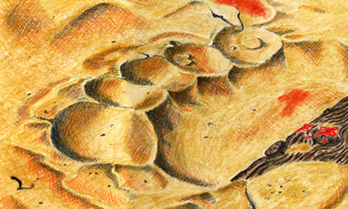 Strand Gefahrenillustration Friedrichshain