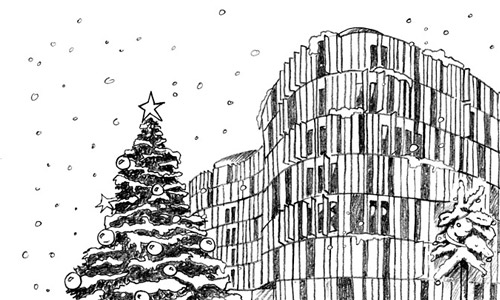 Weihnachtskarten Friedrichshain