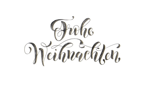 Handgezeichnete Weihnachtskarten Friedrichshain